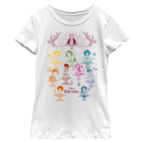 Girl's Disney Doodle Family Tree T-Shirt