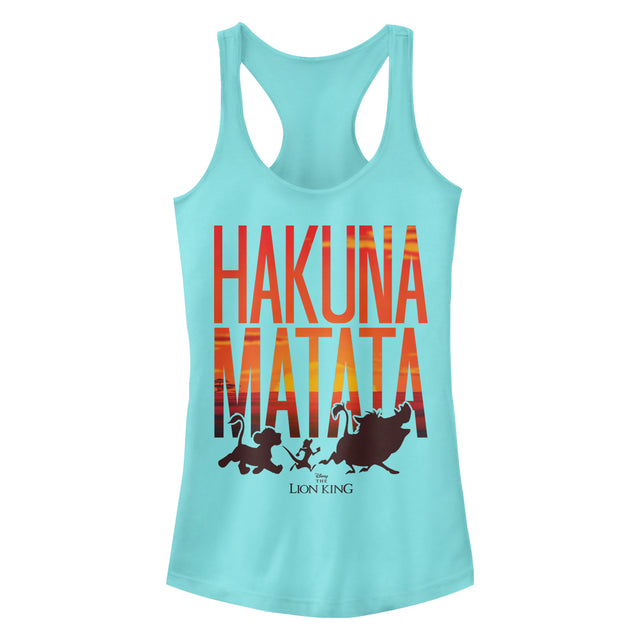 Junior's Disney Sunset Matata Tank Top