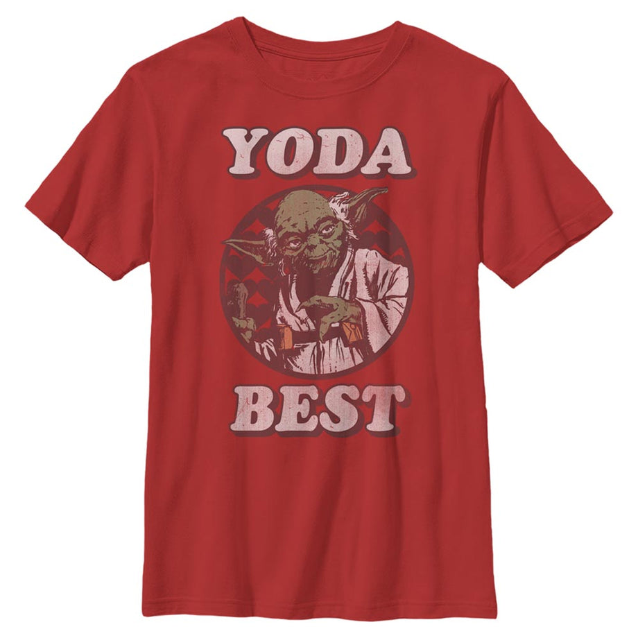 T-Shirt Uomo Star Wars - Yoda Gigante Mezza Faccia Con Sciabola - Maglia Nera 100% Cotone Mad Engine