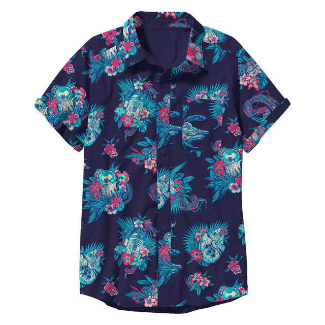 Men's Star Wars Pulled Cords Button Up Woven