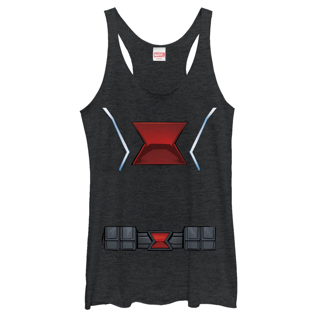 Junior's Marvel Black Widow Front Tank Top