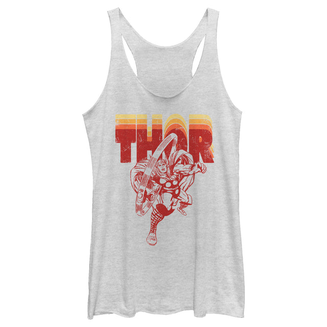 Junior's Marvel Thor Retro Tank Top