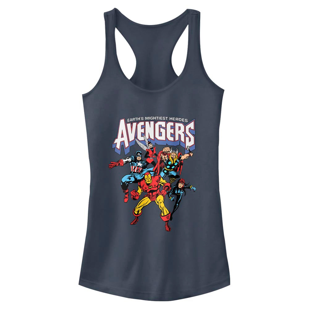 Junior's Marvel AVENGERS HEROES Tank Top