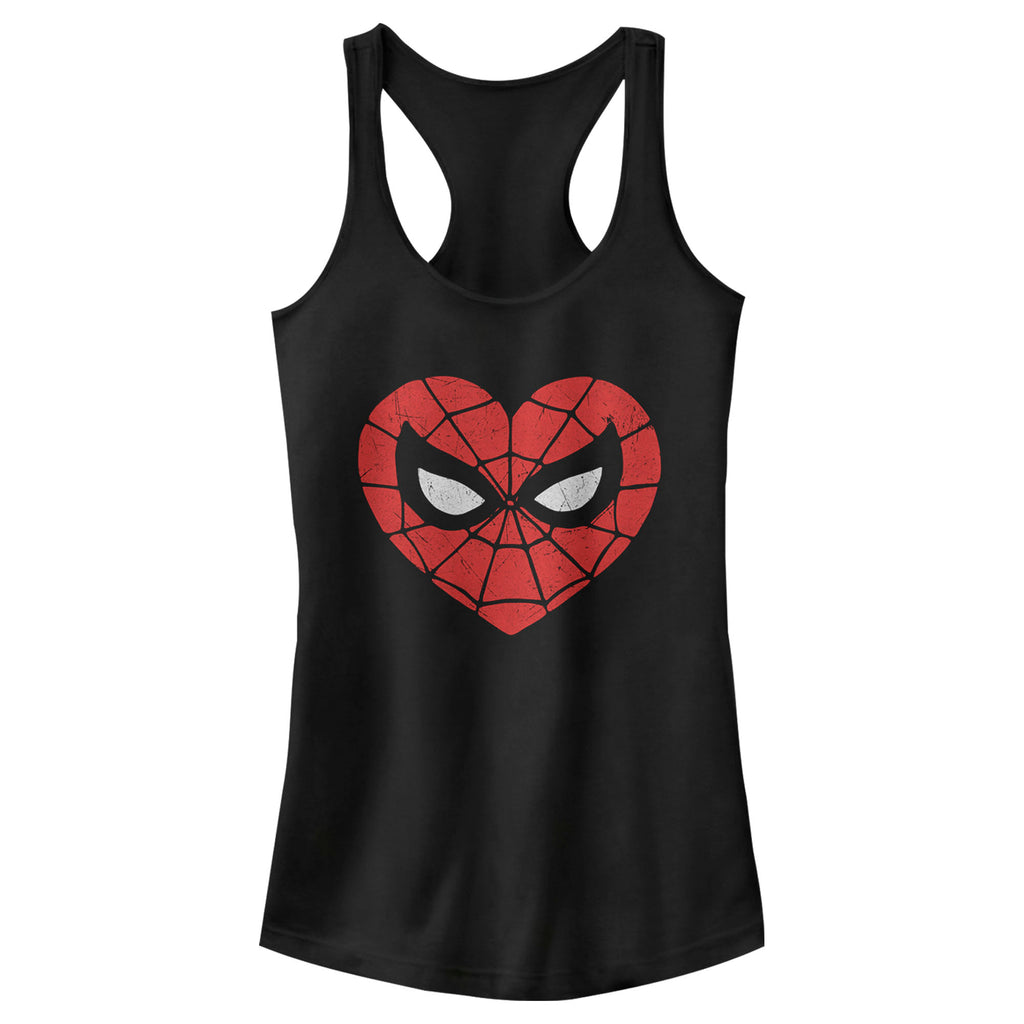 Junior's Marvel Spidey Heartbreaker Tank Top