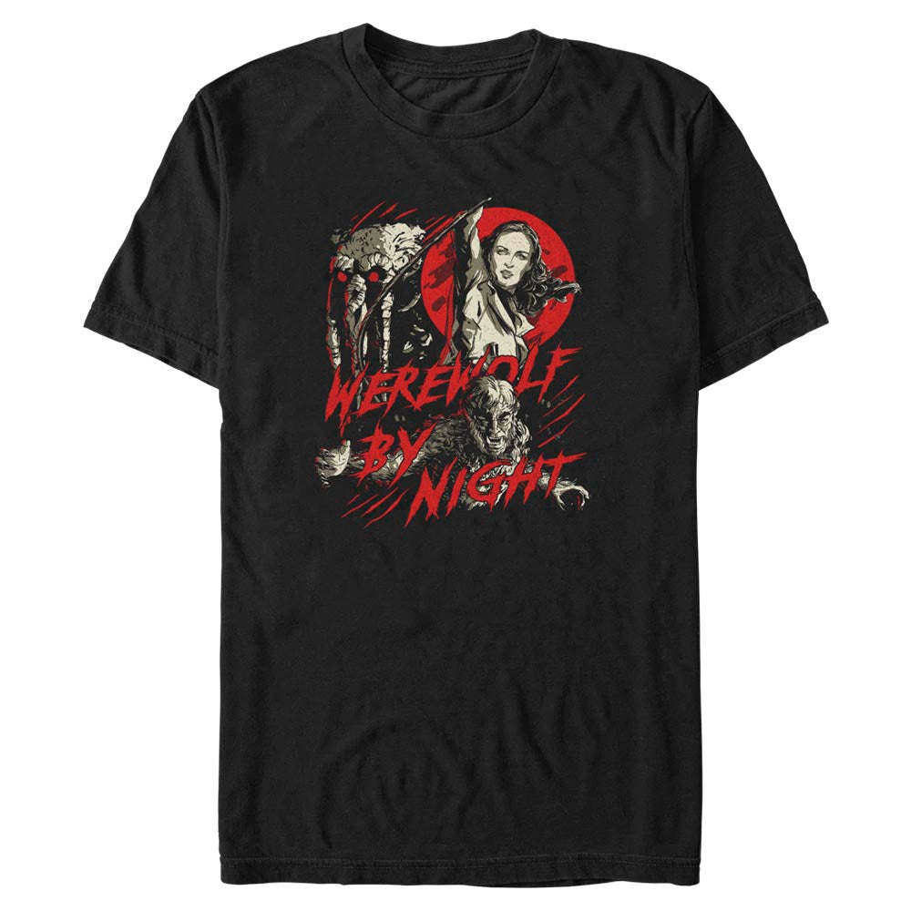 Men's Marvel Werewolf by Night Blood Moon T-Shirt