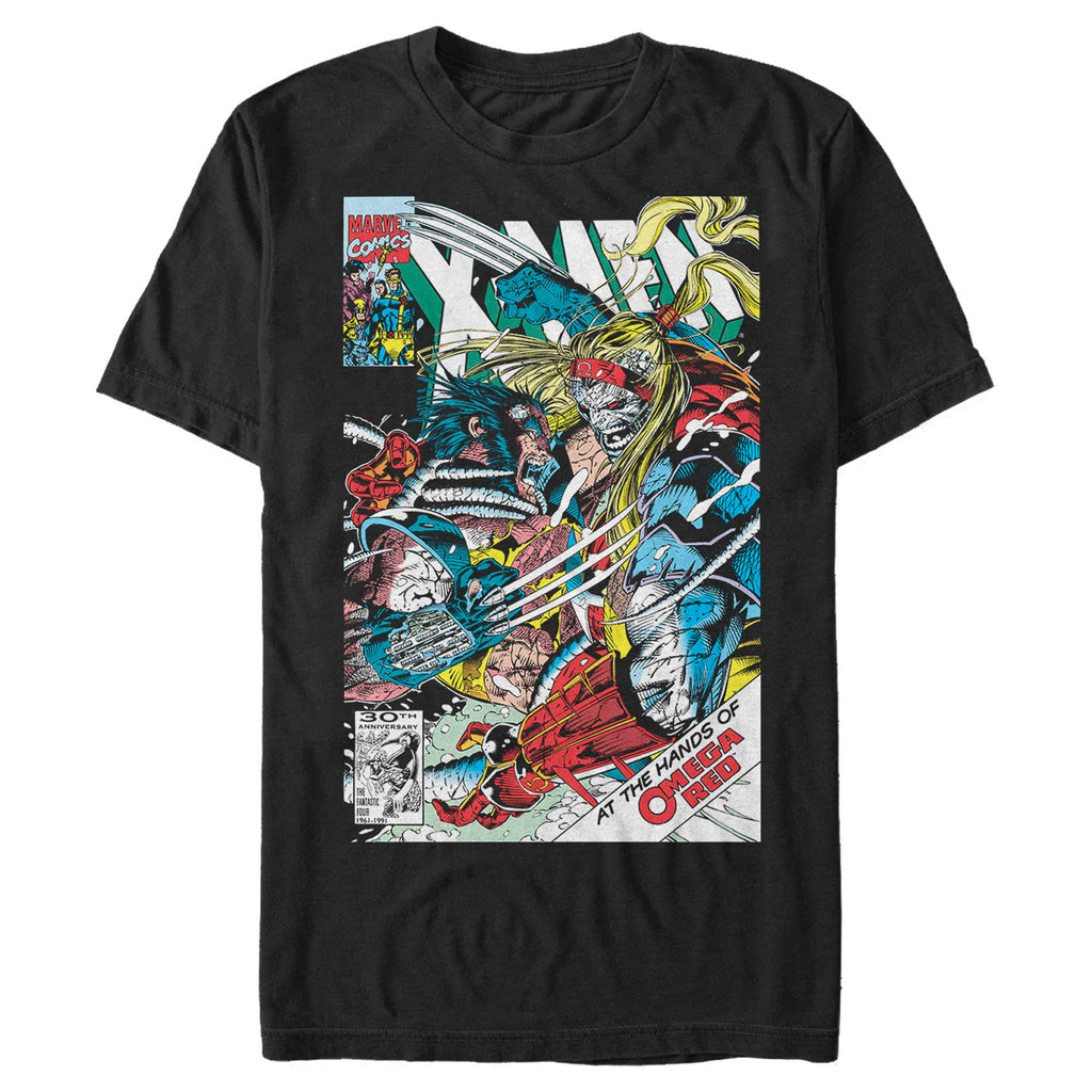 Men's Marvel Red Poster T-Shirt